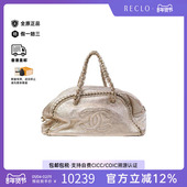 中古Chanel香奈儿女包B级9新Shoulder bag肩包牛皮单肩包金色正品