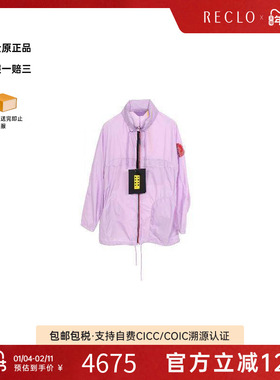 中古Moncler盟可睐男B级9新nylon jacket尼龙夹克尼龙外套紫色