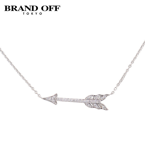 中古「95新」TIFFANY蒂芙尼爱心弓箭钻石项链铂金95041cm正品休闲
