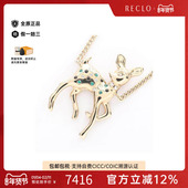 中古Chanel香奈儿女S级99新necklace项链镀金金属项链金色