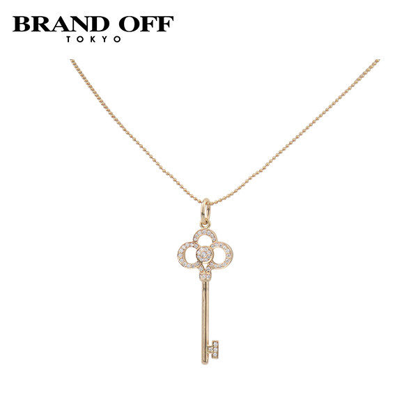 中古「95新」TIFFANY蒂芙尼皇冠钥匙项链3.8cm750黄金60010895