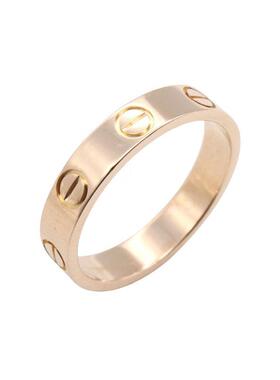 中古Cartier卡地亚男A级95新Love Ring18K玫瑰金（Au750）戒指