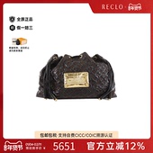 中古LV路易威登女包B级9新Elvinir Squeeche水桶包老花单肩包秋冬