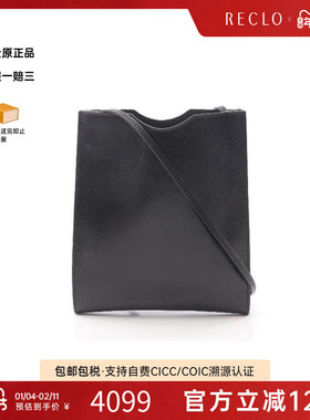 中古Hermes爱马仕女包B级9新Shoulder bag肩包牛皮斜挎包黑色
