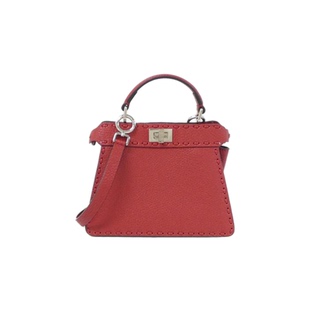 中古FENDI芬迪女包95新SELLERIA Peekaboo I See You手提斜挎包