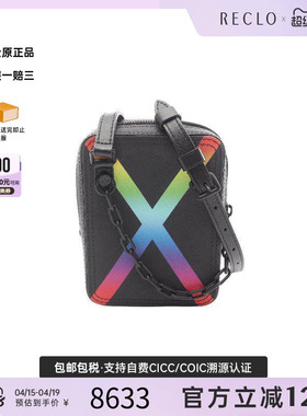 中古LV路易威登男包A级95新Shoulder bag肩包牛皮斜挎包黑色