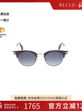 中古Moncler盟可睐男S级99新sunglasses墨镜塑料其他紫色RECLO