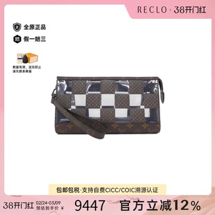 中古LV路易威登A级95新 Chess Stand Pouch其他化妆包M81588老花