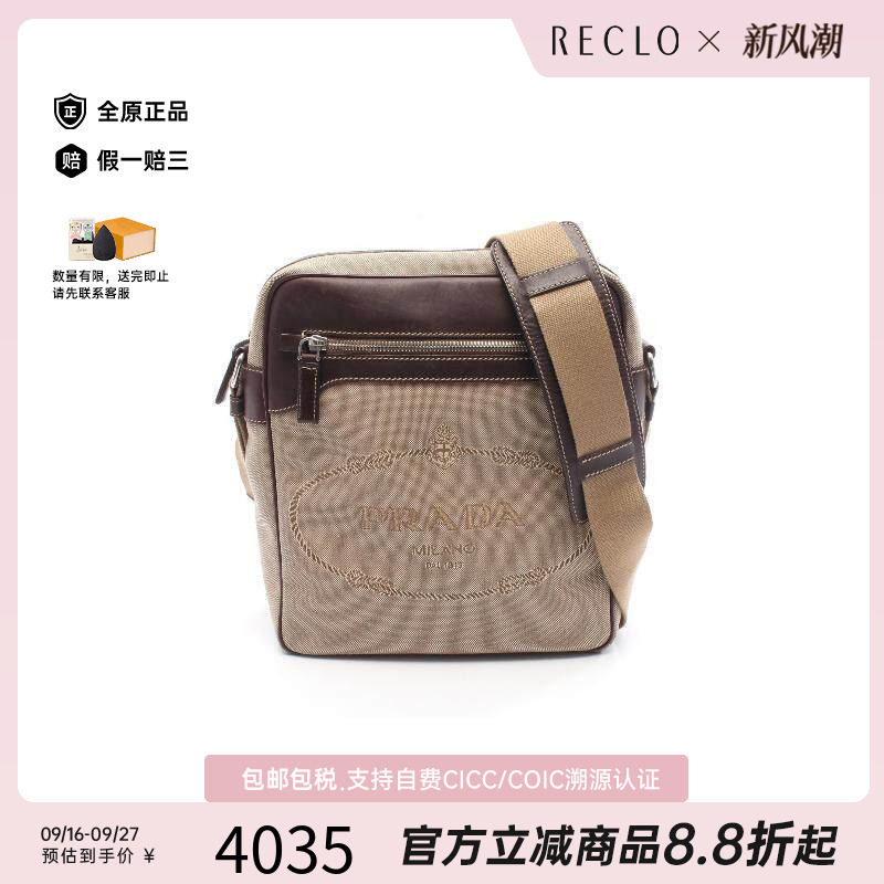 中古Prada普拉达斜挎包