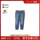棉裤 中古Chanel香奈儿女A级95新denim pants牛仔裤 子蓝色reclo