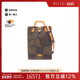中古LV路易威登男包A级95新tote bag托特包涂层/防水帆布斜挎包