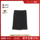 中古Hermes爱马仕女A级95新skirt裙子羊毛裙子黑色