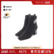 中古Hermes爱马仕女A级95新boots靴棉鞋 黑色reclo正品