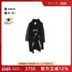 中古Moncler盟可睐女B级9新Down jacket羽绒夹克羊毛外套黑色