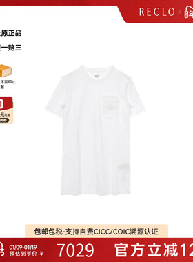 中古Hermes爱马仕女S级99新one piece连衣裙棉上衣白色经典复古