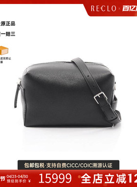 中古Celine赛琳男包S级99新shoulder bag斜挎包牛皮斜挎包黑色