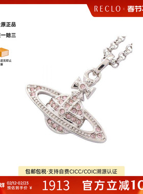 中古Vivienne Westwood薇薇安女S级99新necklace项链不锈钢项链