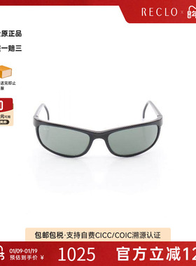 中古Rayban雷朋男B级9新sunglasses墨镜塑料其他黑色高级RECLO