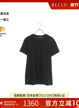 中古Dolce & Gabbana杜嘉班纳男A级95新T-shirtT恤棉上衣黑色正品