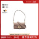中古Coach蔻驰女包S级99新2WAY两用款 牛皮单肩包灰色