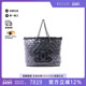 中古Chanel香奈儿女包C级85新 Tote Bag托特包牛皮托特包黑色
