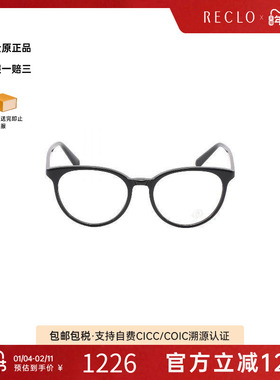 中古Moncler盟可睐男S级99新glasses眼镜塑料其他黑色高级感RECLO