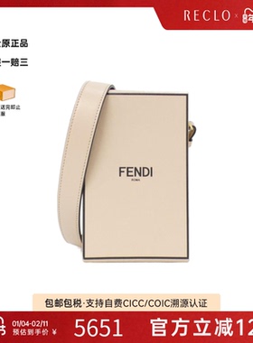 中古FENDI芬迪女包A级95新Shoulder Bag单肩斜挎包正品时尚RECLO