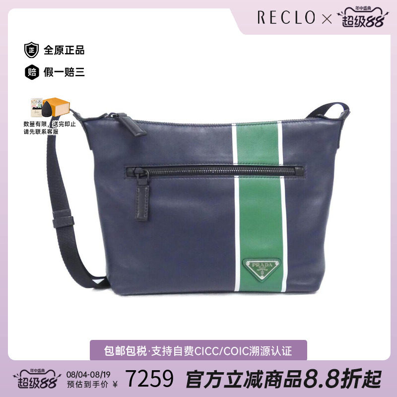 中古PRADA普拉达通用斜挎包