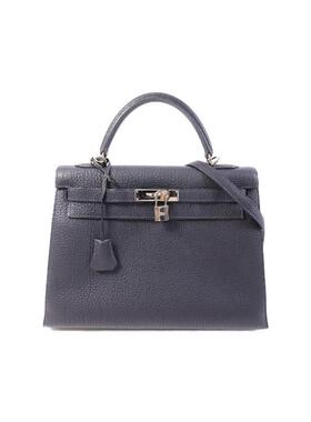 中古Hermes爱马仕女包A级95新Kelly 32 2way凯利包32 2way斜挎包