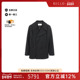 中古YSL圣罗兰男A级95新pea coat海军大衣羊毛外套黑色