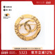 中古Chanel香奈儿女A级95新brooch胸针镀金金属胸针金色时尚 RECLO