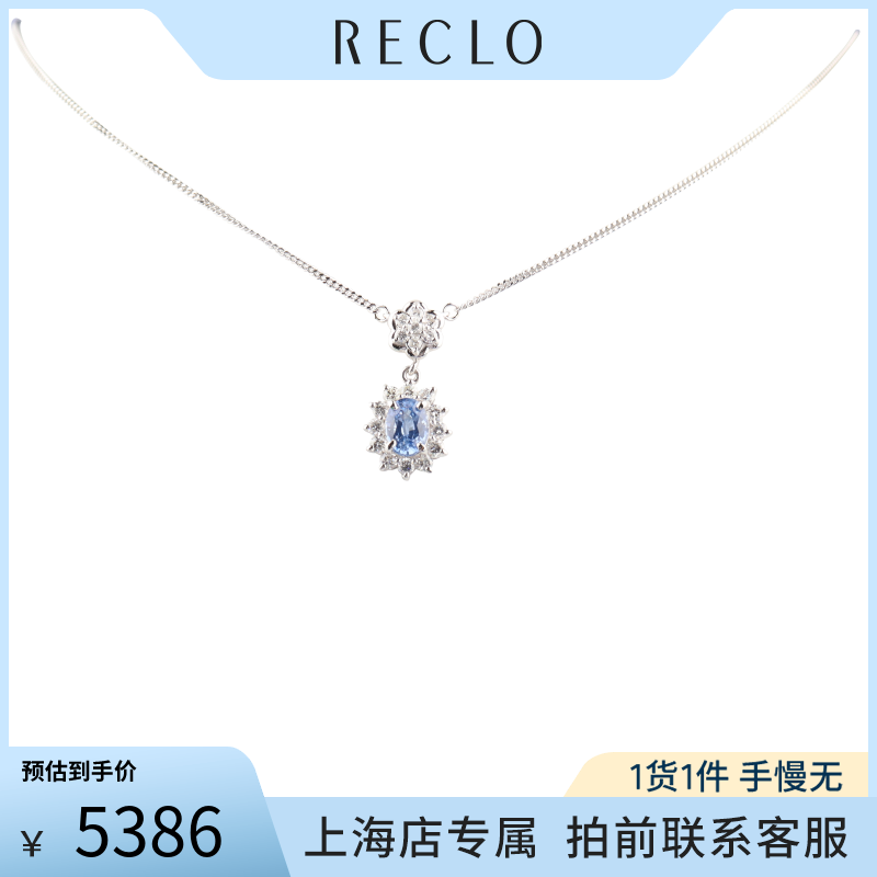 日本进口商品椭圆形项链