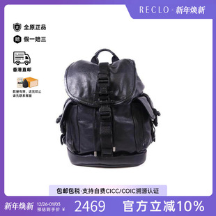 中古Givenchy纪梵希男包B级9新Backpack背包牛皮双肩包黑色