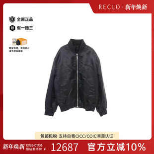 中古Versace范思哲男S级99新Jacket夹克外套尼龙外套黑色