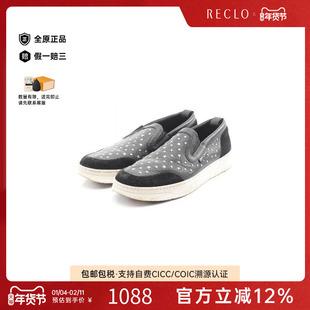 中古Jimmy Choo吉米周男B级9新slip-ons无带(或无扣)便鞋牛皮鞋