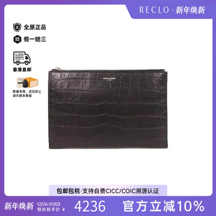 中古YSL圣罗兰女包A级95新Clutch bag手拿包牛皮手拿包黑色