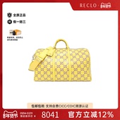 中古GUCCI古驰通用B级9新Boston Bag波士顿旅行袋斜挎包正品 休闲
