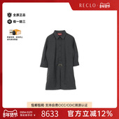 中古Gucci古驰女A级95新one piece连衣裙羊毛上衣灰色