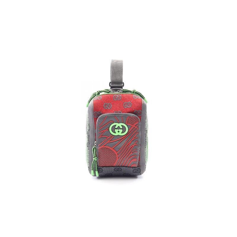 中古Gucci古驰斜挎包メンズ帆布