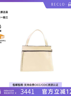中古Celine赛琳女包B级9新Handbag手包牛皮手提包白色高级感HK