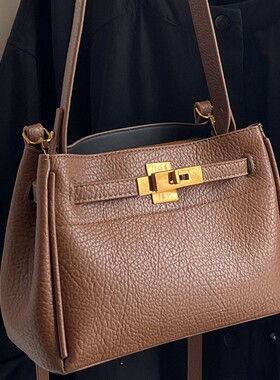 大容量包包女百搭新款休闲时尚斜挎单肩腋下包今年流行铂金凯莉包