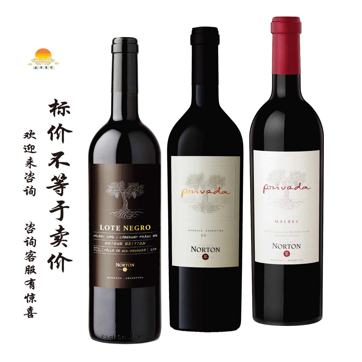 诺顿 诺藤庄园黑标 Norton Lote Negro/经典/马尔白克红 Privada - 实物图