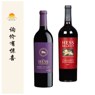 赫斯精选阿罗密 The Hess Collection/加乐福尼亚加本力苏维翁红
