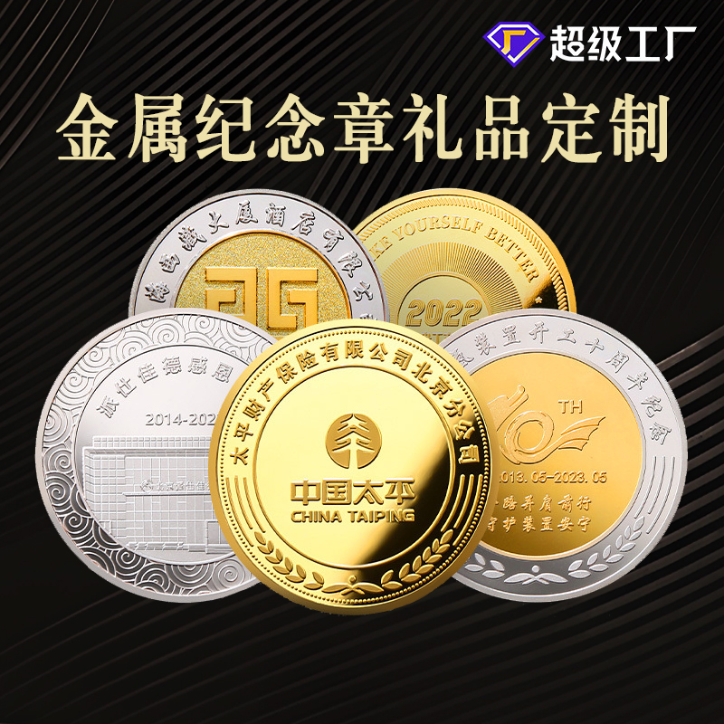 金属纪念章活动赠品企业周年礼品
