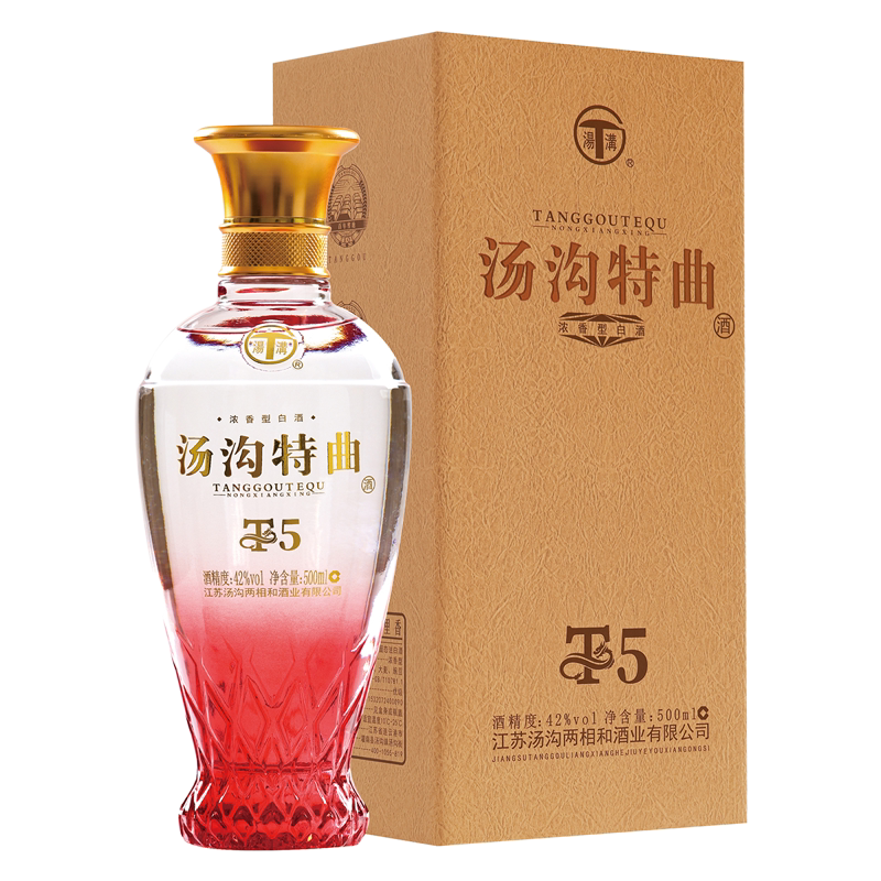汤沟酒 特曲T5整箱42度 500ml浓香型白酒整箱6瓶节日送礼商务迎宾