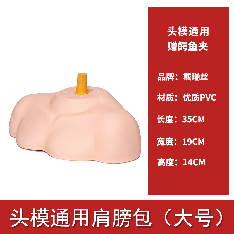 美发用模特头带肩假人头肩托底座模具假肩膀包支架公仔头模展示架