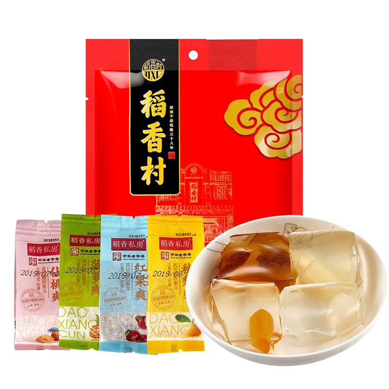 稻香村果爽散装果冻休闲零食