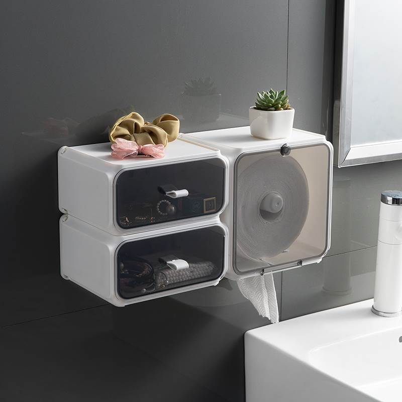 洗脸巾收纳盒壁挂式一次