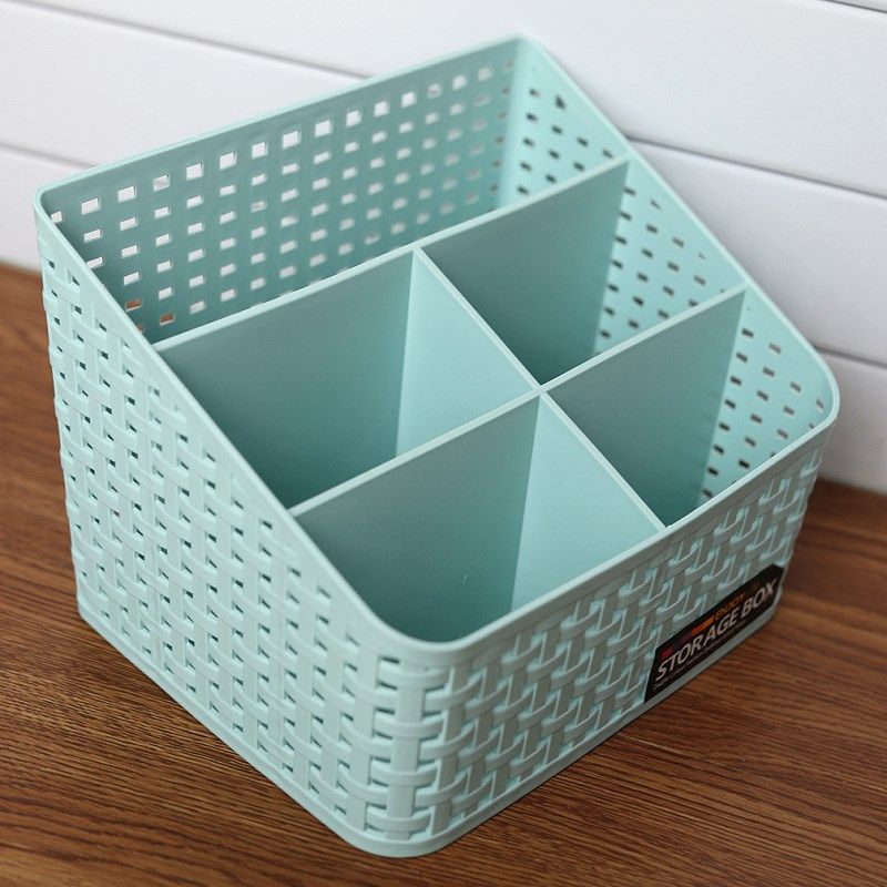 茶几放电视遥控器收纳盒桌面杂物大号办公室好物整理盒塑料分格盒,收纳整理,桌面收纳盒,淘宝优惠券,粉丝福利购,淘宝优惠卷