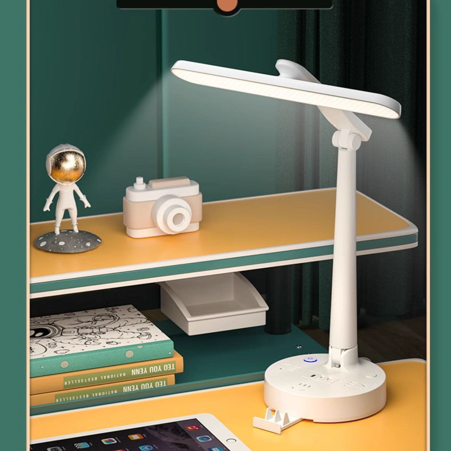 德国品质网红台灯护眼学习AAA级学生儿童写作业阅读床头灯防近视1